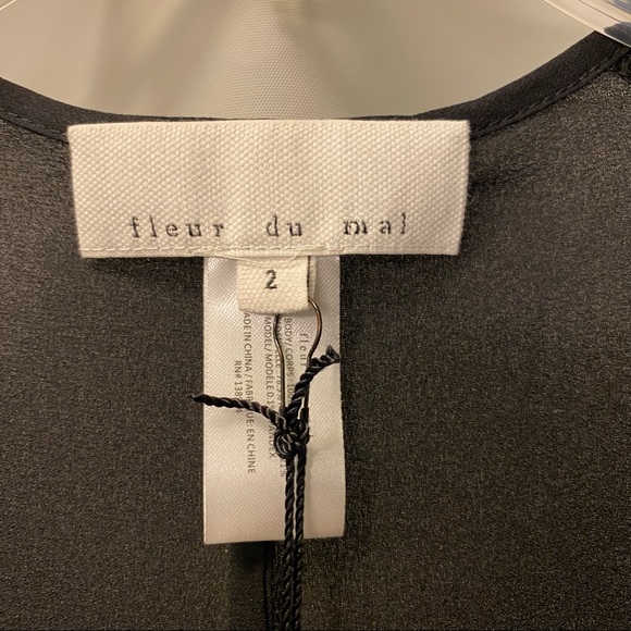 FLEUR DU MAL LOULOU LACE BLOUSE NWT /325$ - Picture 7 of 10